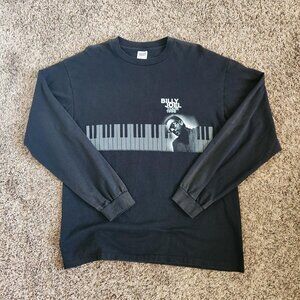 Vintage Billy Joel 1998 Tour Longsleeve Band Tee Piano Man Rock Music Merch